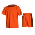 thumbnail image 1 of Essenclo Boys Athletic Shorts and Performance T-Shirt Crew Neck Boy Clothes Set, Summer Kids Outfit Size 3-16 (2 Pcs Set), 1 of 7