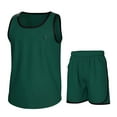 thumbnail image 1 of Essenclo Boys Athletic Set, Tank Top and Athletic Shorts, 2 Pc Set - Evergreen, 1 of 7