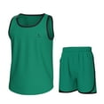 thumbnail image 1 of Essenclo Boys Clothing Sets, Boys Athletic Shorts & Sleeveless Shirts, Crew Neck Kids Tank Top Clothes Size 3-16 (2 Pcs Set), 1 of 7