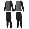 thumbnail image 1 of Essenclo Boys Compression Pants and Youth Athletic Shirts Set 3 or 4 Piece Base Layer Gear for Kids Sports, Football, Soccer, 1 of 7