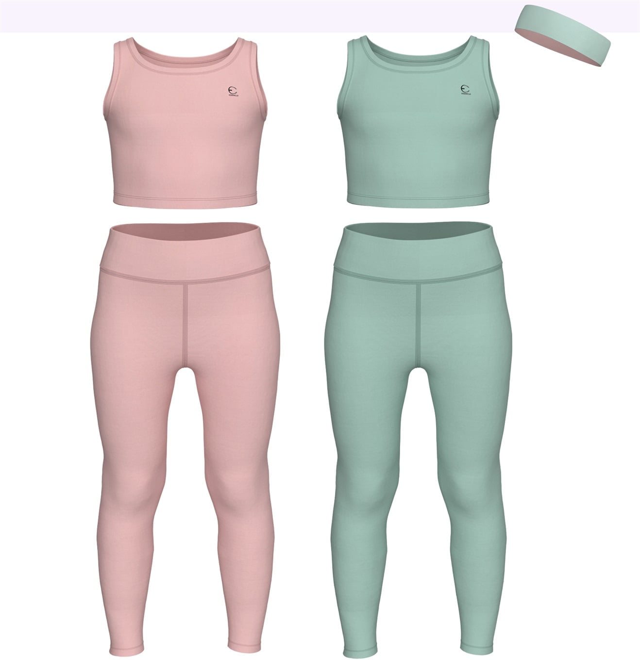 Girls UPF 100+ Sun Protection Leggings | Cooling Active Yoga Pants for Kids (Ages 7–13) main image 0