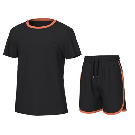 Essenclo Girls' Clothing Sets, Athletic T-Shirt and Short Outfits Performance Activewear Cute Summer Girls Fashion Size 5-14