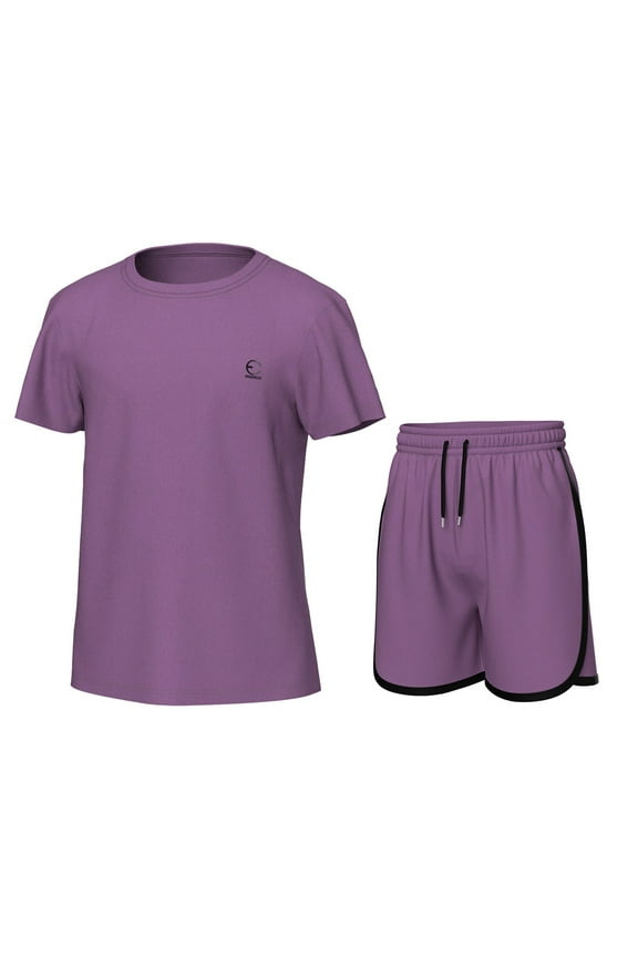 Girls' Clothing Sets, Athletic T-Shirt and Short Outfits Performance Activewear Cute Summer Girls Fashion Size 5-14