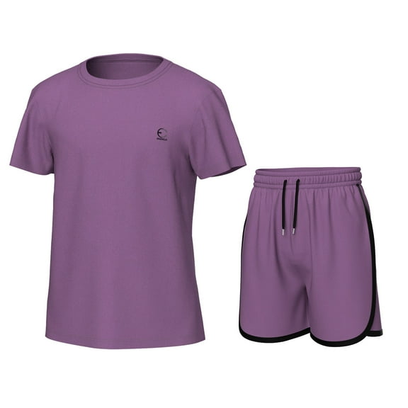 Essenclo Girls' Clothing Sets, Athletic T-Shirt and Short Outfits Performance Activewear Cute Summer Girls Fashion Size 5-14
