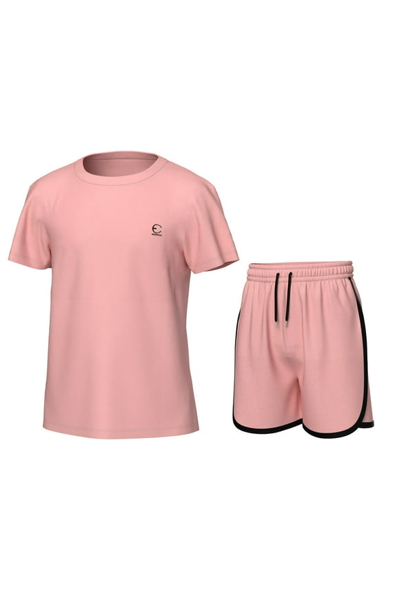 Girls' Clothing Sets, Athletic T-Shirt and Short Outfits Performance Activewear Cute Summer Girls Fashion Size 5-14