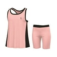 thumbnail image 1 of Essenclo Girls Summer Set, Tank Top and Athletic Shorts, 2 Pc Set - Soft Pink, 1 of 7