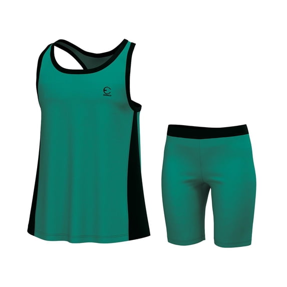 Essenclo Girls Tank Tops and Shorts Summer Outfits, Athletic Activewear Loose Fit Cute Girls Fashion Clothing Sets Size 3-16