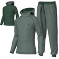 thumbnail image 1 of Essenclo Youth Kids Sweatsuit Jogger Outfit - Boys Girls Athletic Reversible Pullover Hoodie & Pants Activewear Clothes Set, 1 of 7