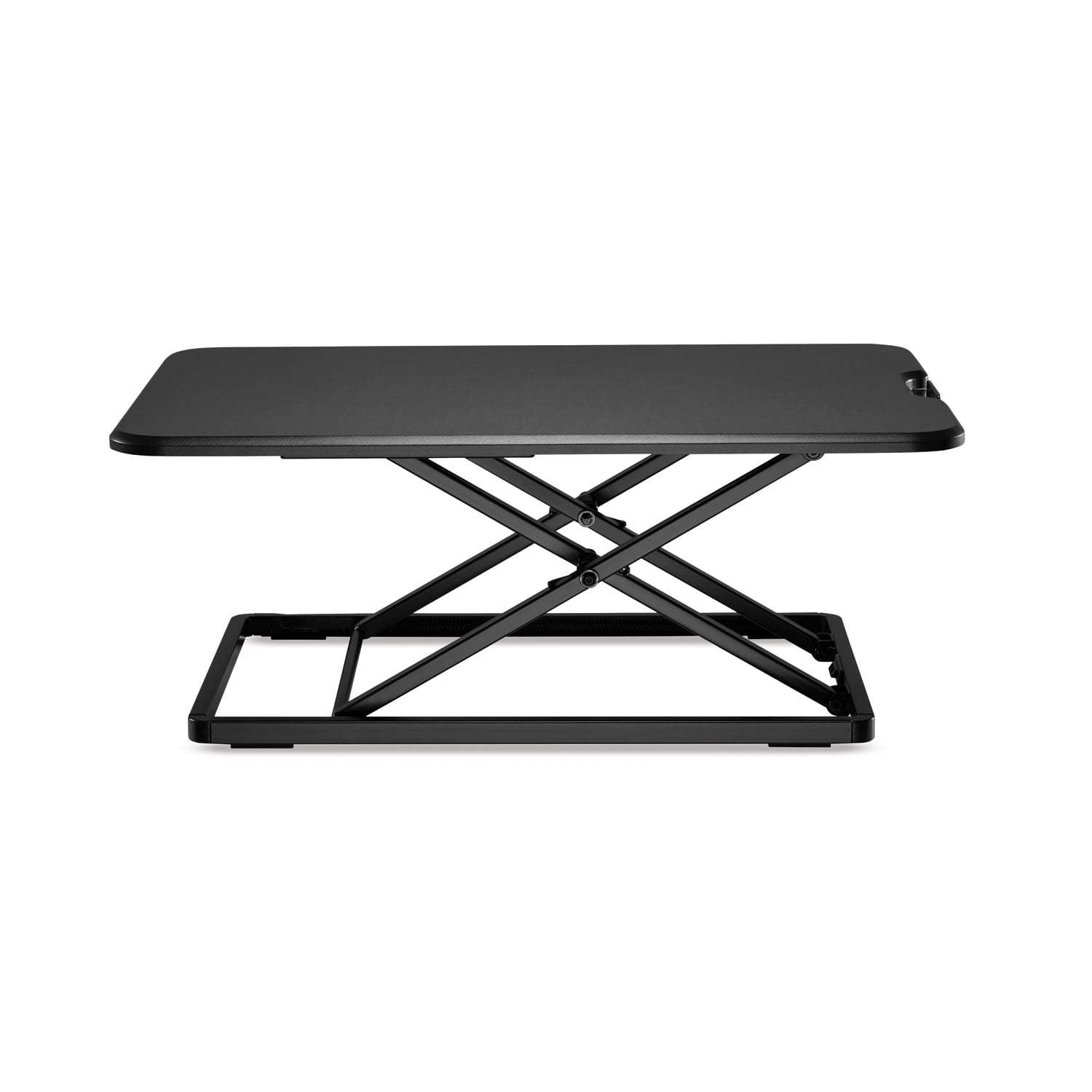 Black Adjustable Steel Standing Desk Converter