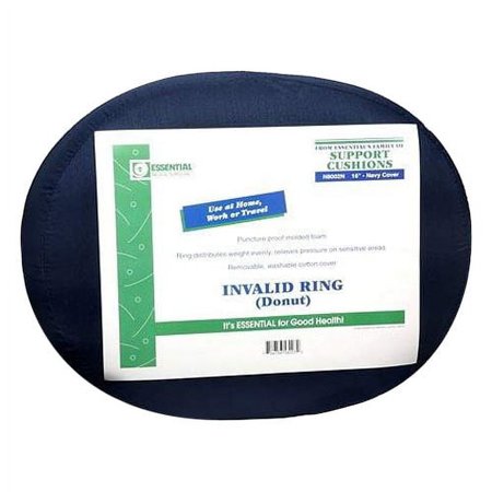 Essenital Medical Supply N8008N Invalid Donut Ring with 18inc Navy Cover, 1 Ea