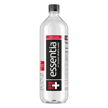 Essentia Bottled Water, 1 Liter Bottle, Ionized Alkaline Water 34 fl oz
