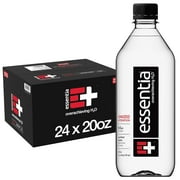 Essentia Bottled Water LLC, Ionized Alkaline Water; 99.9% Pure, Infused with Electrolytes, 9.5 pH or Higher a Clean, Smooth Taste, 20 Fl Oz Pack of 24