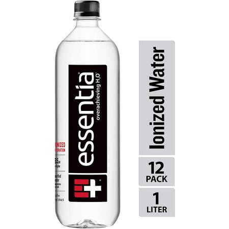 Essentia Water, Ionized Alkaline Bottled Water; Electrolytes for Taste, Better Rehydration, pH 9.5 or Higher, 33.8 Fl Oz,