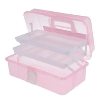 Twin Top 17 inch Supply Box, Portable Art & Craft Supply Organizer