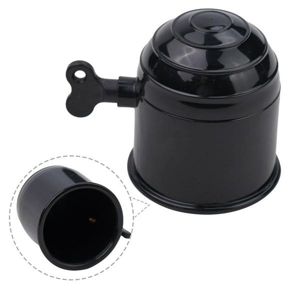 Essential 50mm Towing Hitch Protector Lockable Cover for Lasting Durability (black)