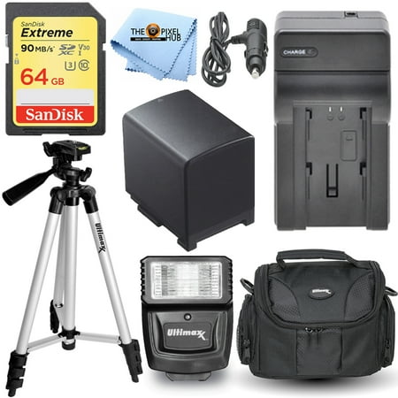 Essential Accessory Bundle for Canon HF G50, HF G60, XA5055, XA XA10, XA11, XA15
