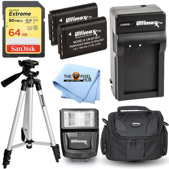 Essential Accessory Bundle for Ultimaxx DSC-RX100 I II III IV V VA VI VII RX1 RX1R