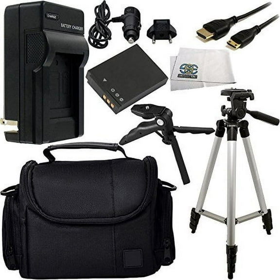 Essential Accessory Kit for Nikon COOLPIX Cameras: AW100, AW110, AW120, AX130, P300, P310, P330, P530, S1000PJ, S1100PJ, S1200PJ, S31, S6000, S610, S6100, S610C, S620, S6200, S630, S6300, S640, S70,