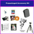 thumbnail image 1 of Essential Accessory Package For Canon PowerShot SX210 SD700 IS SD870 IS SD950 IS SD900 Includes 4GB Memory Card, Extended Life NB-5L Spare Battery, Slim Carrying Case, Gripster Flex Tripod, More, 1 of 1