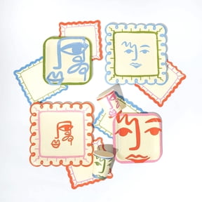 POP Party Supplies Party Supplies Kit Art Birthday Theme Plates, Cups, Napkins Set Serves 12