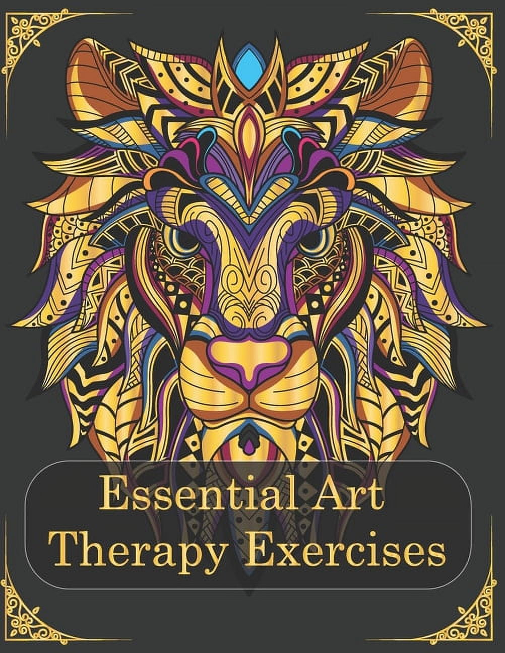 EDWARD COWF Essential Art Therapy Exercises: Mindfulness Animal Coloring Books for Adults (Effective Techniques to Manage Anxiety/ Stress / PTSD )