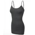 thumbnail image 1 of Essential Basic Clothing Women's Basic Casual Plain Long Camisole Cami Top Tank, 1 of 3