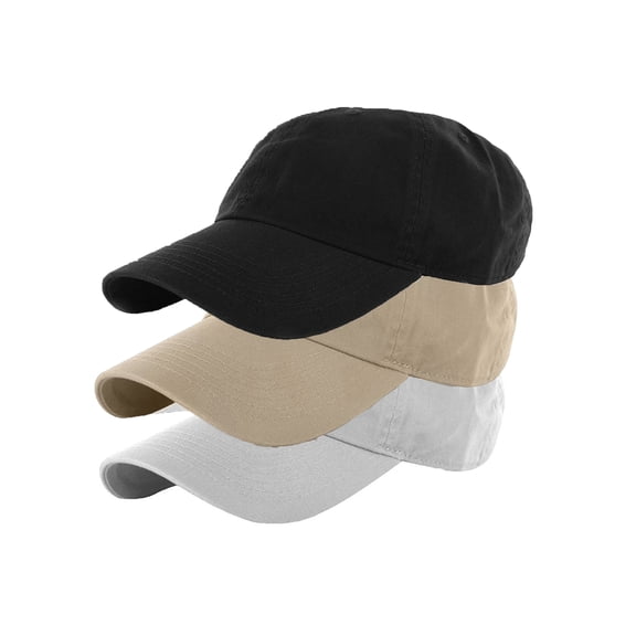Essential Basic Plain Dad Hat 100% Cotton Unstructured Hat Men Women Adjustable Strap