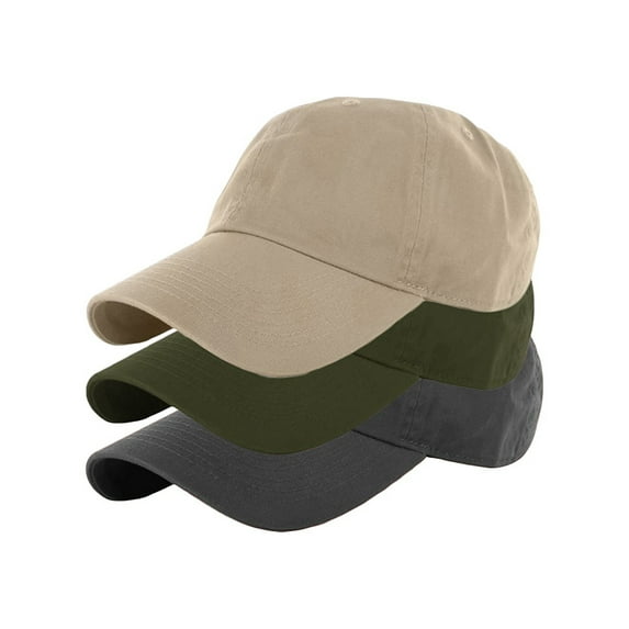 Essential Basic Plain Dad Hat 100% Cotton Unstructured Hat Men Women Adjustable Strap