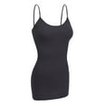 thumbnail image 1 of Essential Basic Women Basic Built In Bra Spaghetti Strap Cami Top Tank - Gray, S, 1 of 5