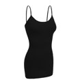 thumbnail image 1 of Essential Basic Women Basic Built In Bra Spaghetti Strap Layering Cami Top Tank - Junior Size, 1 of 5