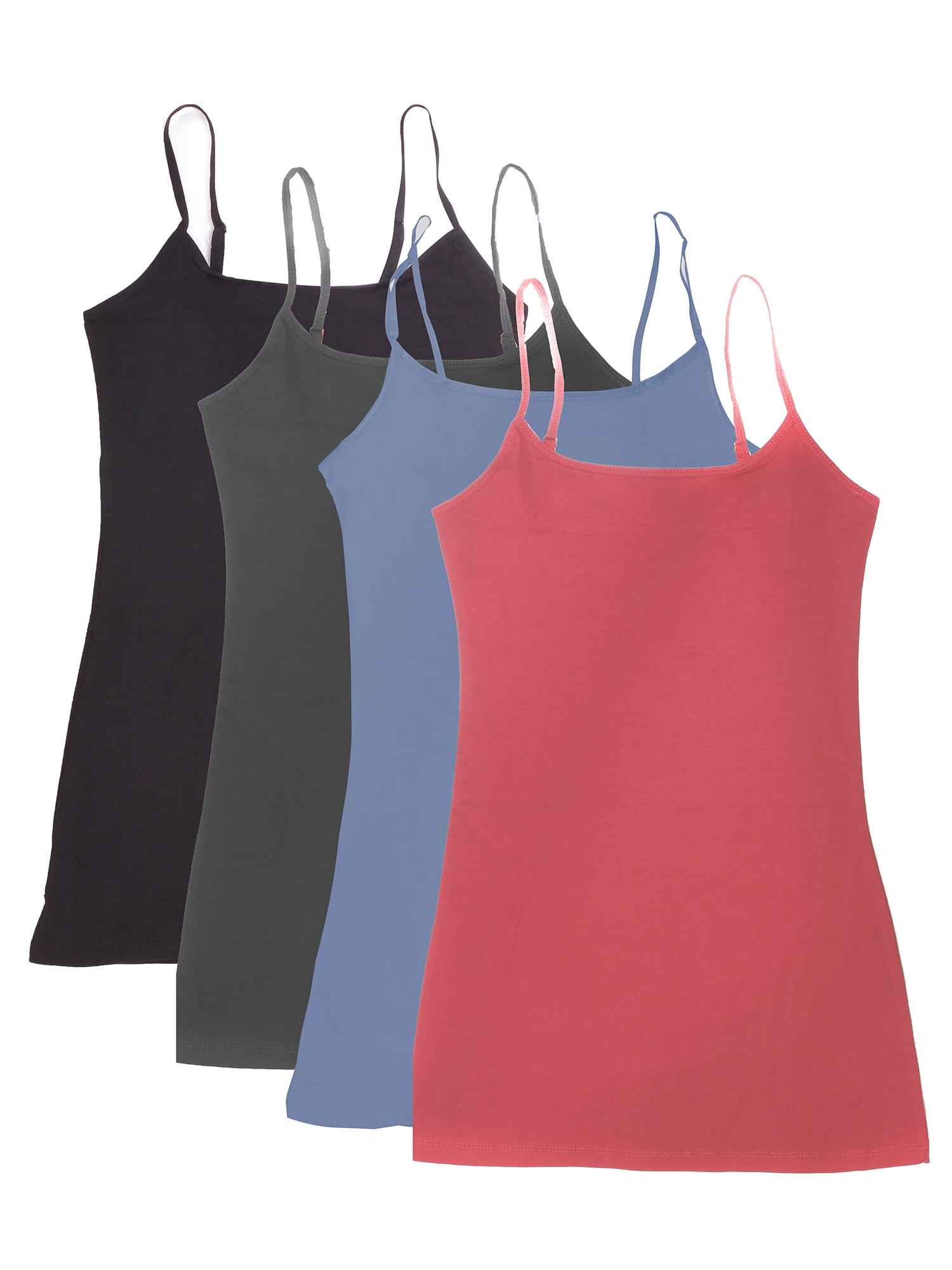 Dusty Rose, Denim Blue, Charcoal, Black