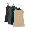 thumbnail image 1 of Essential Basic Women Value Pack Deal Cami Tanks Adjustable Spagetti Strap Many Colors - Small to 3XL, 1 of 5
