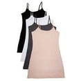 thumbnail image 1 of Essential Basic Women Value Pack Deal Cami Tanks Adjustable Spagetti Strap Many Colors - Small to 3XL, 1 of 5