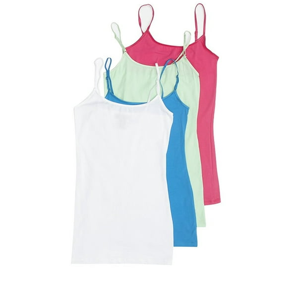 Essential Basic Women Value Pack Deal Cami Tanks Adjustable Spagetti Strap Many Colors - Small to 3XL