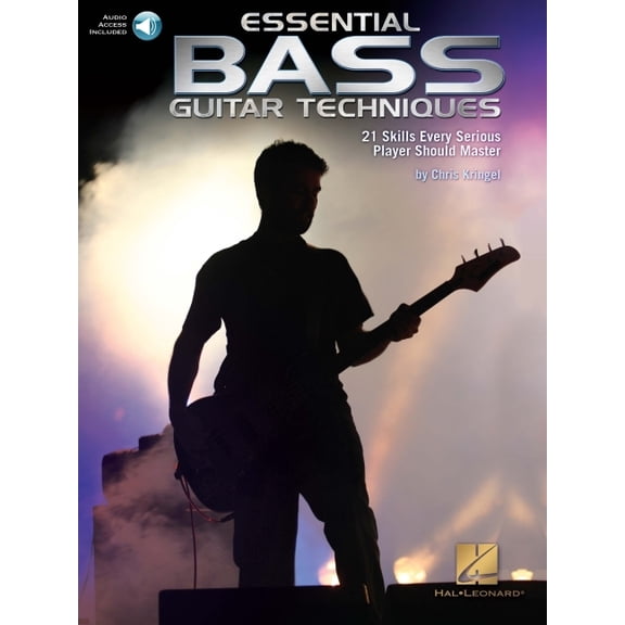 Essential Bass Guitar Techniques: 21 Skills Every Serious Player Should Master, (Paperback)
