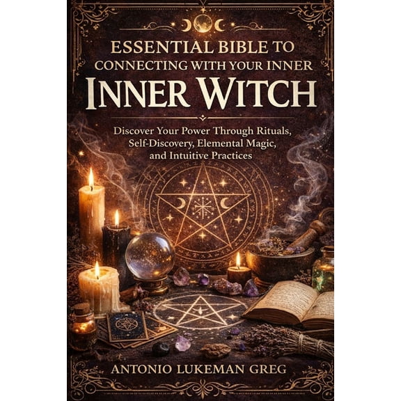 Essential Bible to Connecting with Your Inner Witch: Discover Your Power Through Rituals, Self-Discovery, Elemental Magi, (Paperback)