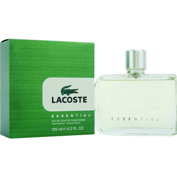 Essential By Lacoste Men's Eau de Toilette Spray 4.2 oz (Pack of 4)