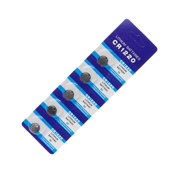 Essential CR1220 Batteries Versatile Button Cells Power Source High Capacity Coin Cells 5pc/10pc