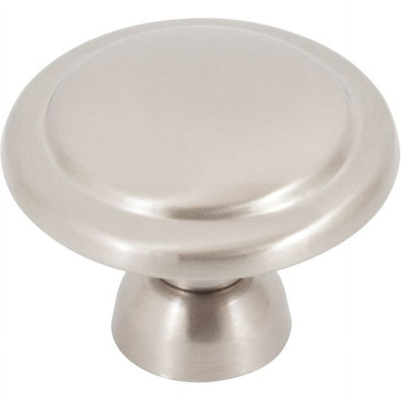 Essential Cabinet Knob, 1-3/8 Inches, Satin Nickel by Stone Harbor Hardware