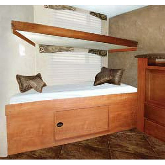 Essential Camper's Sheet - Bunk, White 34 Inch Width x 74 Inch Length