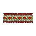 thumbnail image 1 of Essential for Christmas 137x45cm/53.9x17.7inches The Exquisite Christmas Style Window Drapery Festive Decorations Making The Window Wear The Coat Of Christmas, 1 of 6