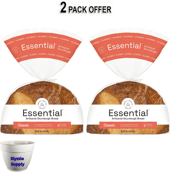 Essential Classic Sliced Sourdough Bread, Non-GMO, 16 oz