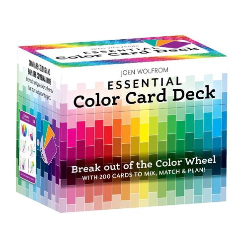 Essential Color Card Deck: Break out of the Color Wheel with 200 Cards to Mix, Match Plan! Includes Hues, Tints, Tones, Shades Values