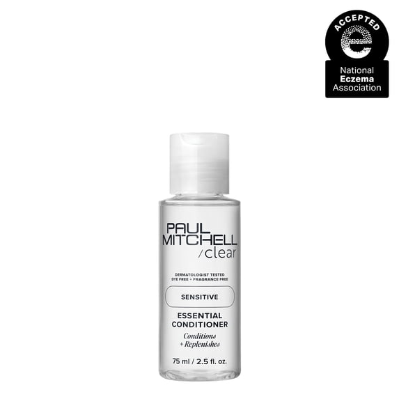 Paul Mitchell Clear Essential Conditioner, Fragrance Free, Dermatologist-Tested For Sensitive Scalp + Skin, 2.5 FL OZ