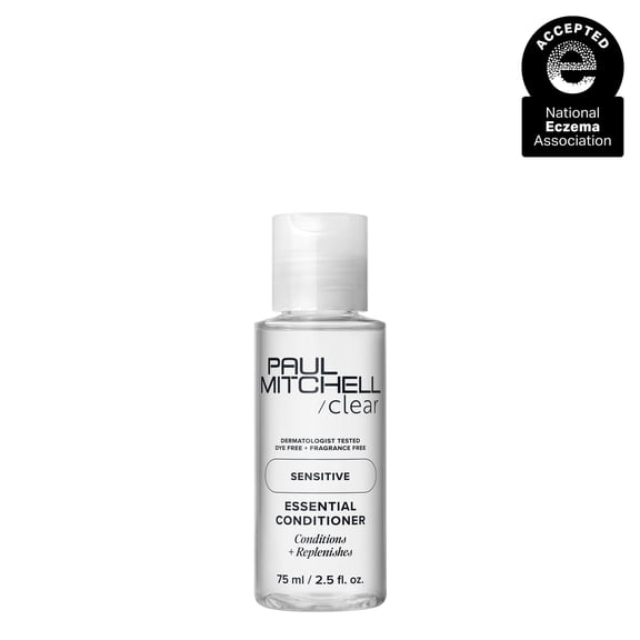 Paul Mitchell Clear Essential Conditioner, Fragrance Free, Dermatologist-Tested For Sensitive Scalp + Skin, 2.5 FL OZ