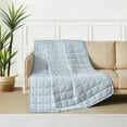thumbnail image 1 of Essential Cooling Throw for All Seasons, Blue, 50" x 60", 1 of 5