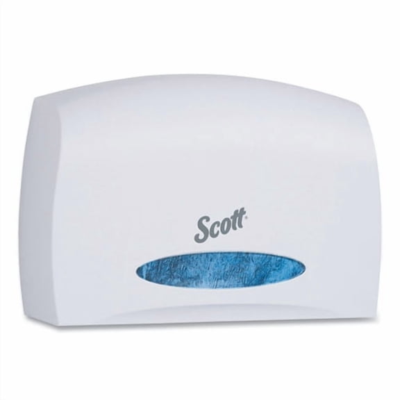 Essential Coreless Jumbo Roll Tissue Dispenser, 14.25 x 6 x 9.75, White | Bundle of 5