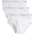 thumbnail image 1 of Essential Cotton Fly Front Brief 3-Pack, 1 of 3