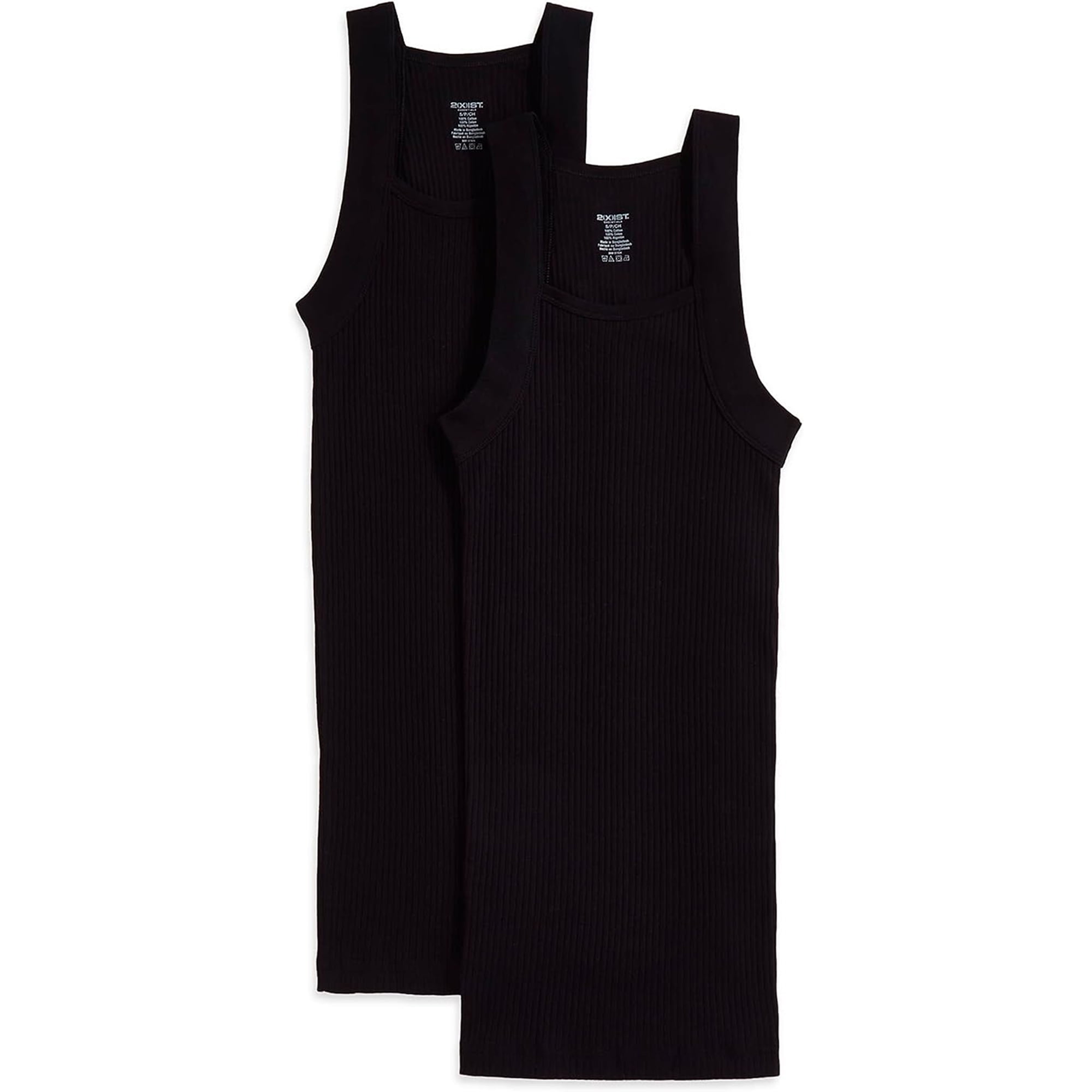 Essential Cotton Square-Cut Tank 2-Pack - Walmart.com