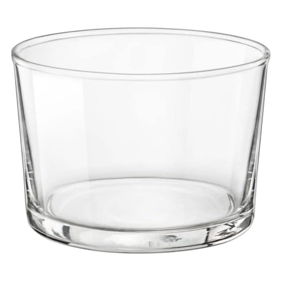 Essential Decor Glassware Set Of 12 Mini 7.5 Ounce Drinking Glasses For Water, Beverages ,Cocktails & Candle Holders 7.5oz Clear Tempered Glass